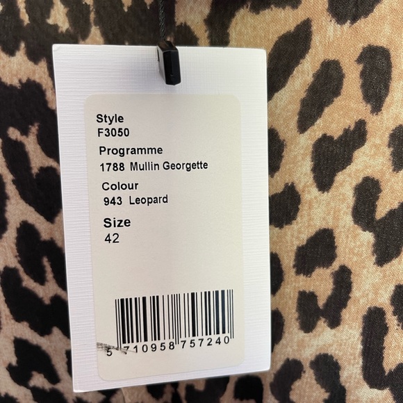 Gianni leopard print Georgette dress - Picture 15 of 16